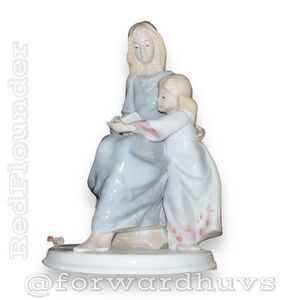 Meico Inc. Mother & Child Reading Figurine